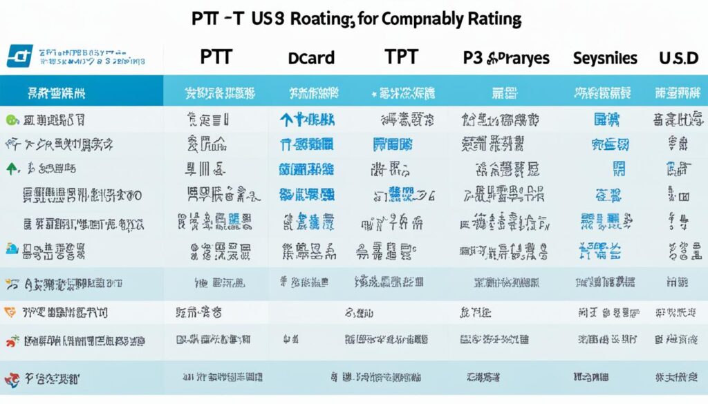 PTT與Dcard評價實證