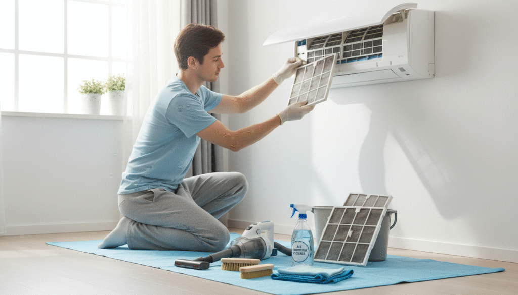 家用冷氣清洗步驟